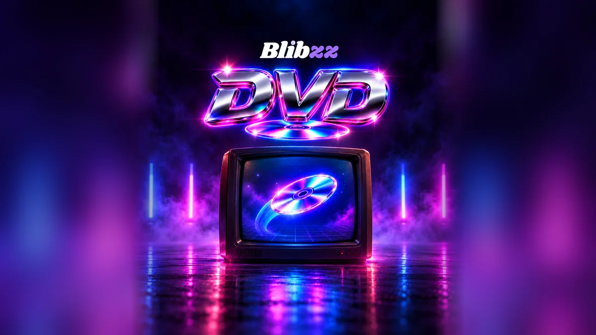 The DVD logo bouncing towards a corner of the screen